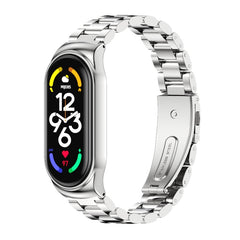 MIJOBS CS Three-Bead Metal Stainless Steel Watch Band, CS