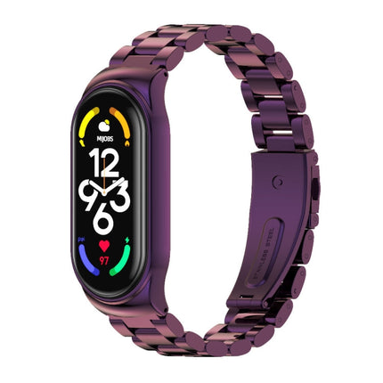 MIJOBS CS Three-Bead Metal Stainless Steel Watch Band