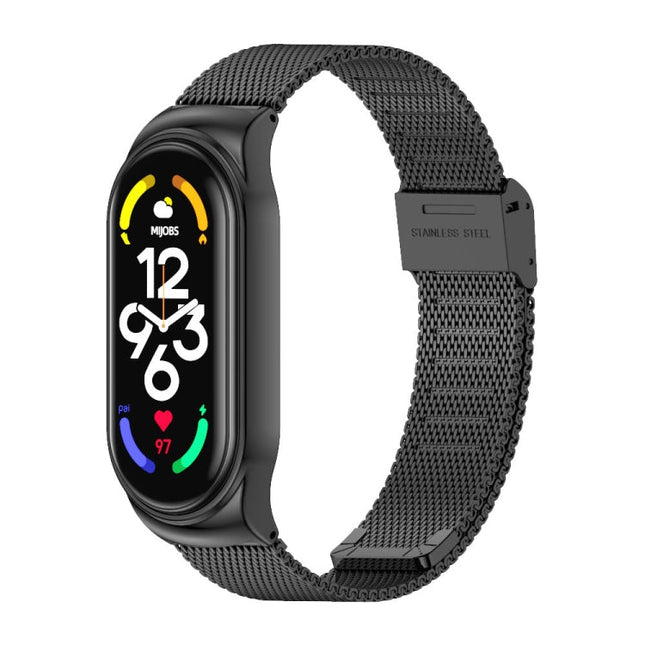 MIJOBS CS Milan Buckle Metal Watch Band, CS