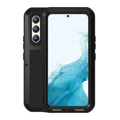 LOVE MEI Metal Shockproof Waterproof Dustproof Protective Phone Case with Glass, For Samsung Galaxy A53, For Samsung Galaxy S22, For Samsung Galaxy S22+