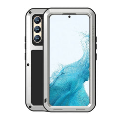 LOVE MEI Metal Shockproof Waterproof Dustproof Protective Phone Case with Glass, For Samsung Galaxy A53, For Samsung Galaxy S22, For Samsung Galaxy S22+