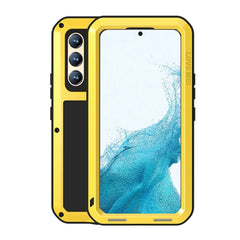 LOVE MEI Metal Shockproof Waterproof Dustproof Protective Phone Case with Glass, For Samsung Galaxy A53, For Samsung Galaxy S22, For Samsung Galaxy S22+