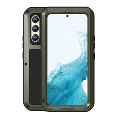 LOVE MEI Metal Shockproof Waterproof Dustproof Protective Phone Case with Glass, For Samsung Galaxy A53, For Samsung Galaxy S22, For Samsung Galaxy S22+