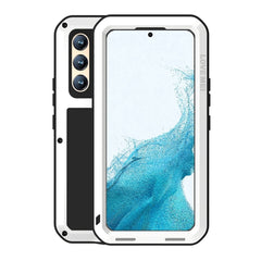 LOVE MEI Metal Shockproof Waterproof Dustproof Protective Phone Case with Glass, For Samsung Galaxy A53, For Samsung Galaxy S22, For Samsung Galaxy S22+