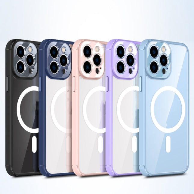 Soft Shield MagSafe Magnetic Acrylic Transparent PC Phone Case, For iPhone 12 Pro, For iPhone 12
