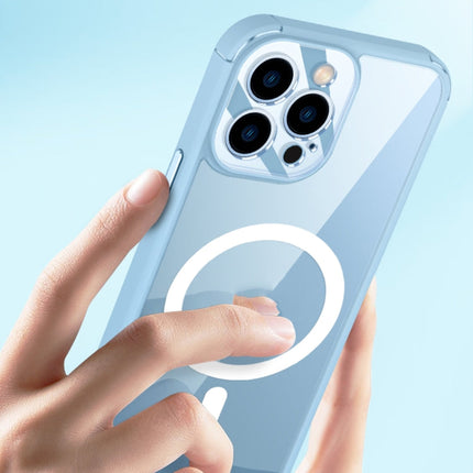 Soft Shield MagSafe Magnetic Acrylic Transparent PC Phone Case, For iPhone 12 Pro, For iPhone 12