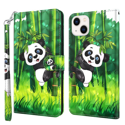 3D Painting Pattern Flip Leather Phone Case, For iPhone 14, For iPhone 14 Plus