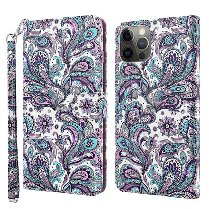 3D Painting Pattern Flip Leather Phone Case, For iPhone 14 Pro, For iPhone 14 Pro Max