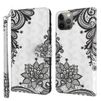 For iPhone 14 Pro Max / Black Flower