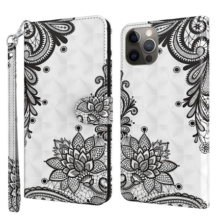 3D Painting Pattern Flip Leather Phone Case, For iPhone 14 Pro, For iPhone 14 Pro Max