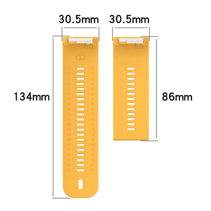 Solid Color Silicone Watch Band with Buckle, For Huawei Watch D