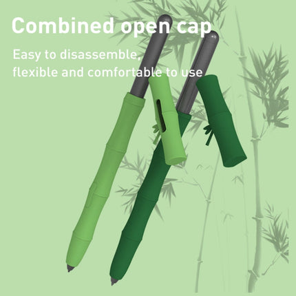 Bamboo Liquid Silicone Gel Stylus Pen Protective Case, For Samsung Galaxy Tab S6 Lite, For Samsung Galaxy Tab S7/S7+/S8/S8+