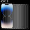 50 PCS 0.26mm 9H 2.5D Tempered Glass Film, For iPhone 14 (50pcs), For iPhone 14 Plus (50 PCS), For iPhone 14 Pro (50 PCS), For iPhone 14 Pro Max (50 PCS)