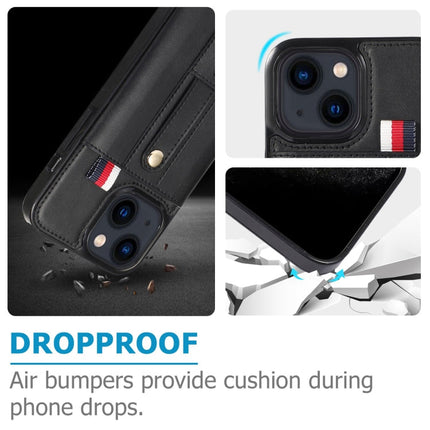 Wristband Kickstand Wallet Leather Phone Case, For iPhone 13 mini, For iPhone 13, For iPhone 13 Pro, For iPhone 13 Pro Max