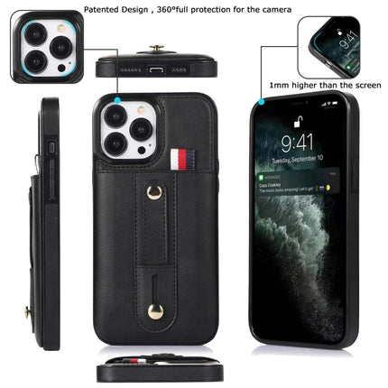 Wristband Kickstand Wallet Leather Phone Case, For iPhone 11 Pro, For iPhone 11 Pro Max, For iPhone X / XS, For iPhone XR