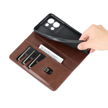 AZNS Magnetic Calf Texture Flip Leather Phone Case