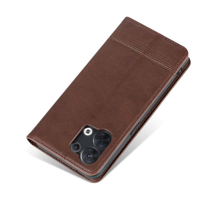 AZNS Magnetic Calf Texture Flip Leather Phone Case