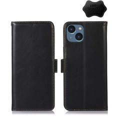 Crazy Horse Top Layer Cowhide Leather Phone Case, For iPhone 14, For iPhone 14 Plus, For iPhone 14 Pro Max, For iPhone 14 Pro