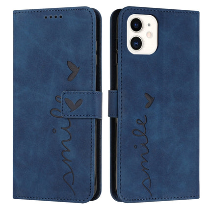 Skin Feel Heart Pattern Leather Phone Case, For iPhone 12 Pro Max, For iPhone 11, For iPhone 11 Pro, For iPhone 11 Pro Max