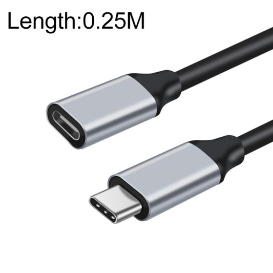 10Gbps USB-C / Type-C Male to Female Charging Data Transmission Extension Cable, 25cm, 50cm, 1m