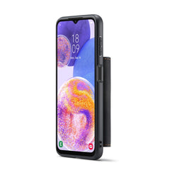 DG.MING M1 Series 3-Fold Multi Card Wallet + Magnetic Phone Case, For Samsung Galaxy A23 5G