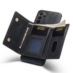 DG.MING M1 Series 3-Fold Multi Card Wallet + Magnetic Phone Case, For Samsung Galaxy A23 5G