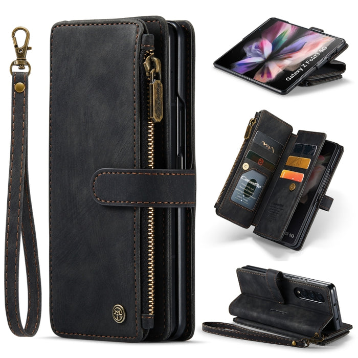CaseMe C30 Multifunctional Phone Leather Phone Case, For Samsung Galaxy Z Fold3 5G