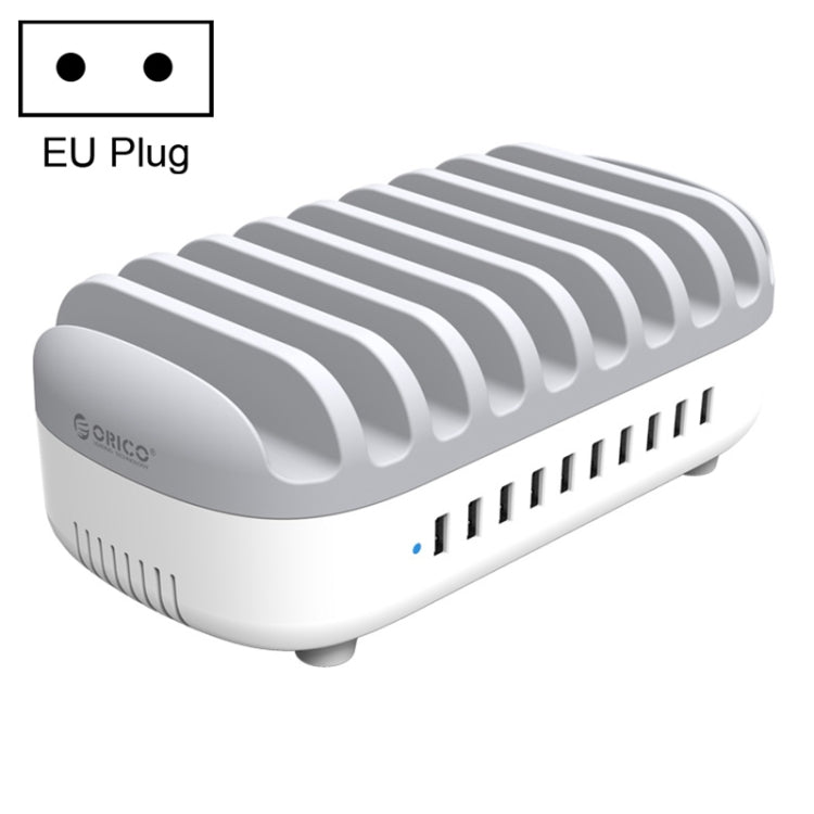 ORICO DUK-10P-DX 120W 5V 2.4A 10 Ports USB Charging Station,, AU Plug, EU Plug, US Plug, UK Plug