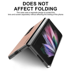 LC.IMEEKE Shock-resistant Plain Leather All-inclusive Protective Case, For Samsung Galaxy Z Flip4 5G, For Samsung Galaxy Z Fold4 5G