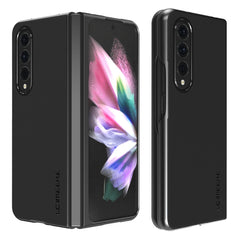 LC.IMEEKE Shock-resistant Plain Leather All-inclusive Protective Case, For Samsung Galaxy Z Flip4 5G, For Samsung Galaxy Z Fold4 5G