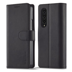 LC.IMEEKE Calf Texture Leather Phone Case, For Samsung Galaxy Z Flip4 5G, For Samsung Galaxy Z Fold4 5G