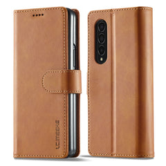 LC.IMEEKE Calf Texture Leather Phone Case, For Samsung Galaxy Z Flip4 5G, For Samsung Galaxy Z Fold4 5G