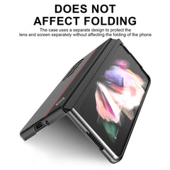 LC.IMEEKE Carbon Fiber Horizontal Flip Leather Phone Case, For Samsung Galaxy Z Flip4 5G, For Samsung Galaxy Z Fold4 5G