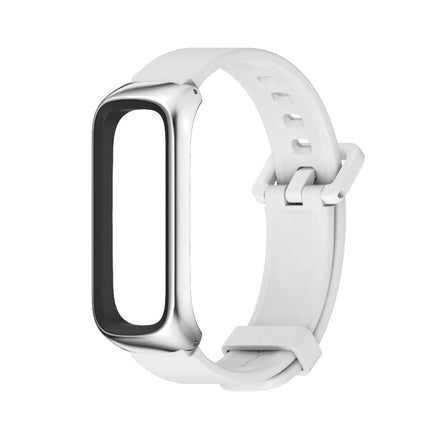 MIJOBS Metal Case Silicone Watch Band