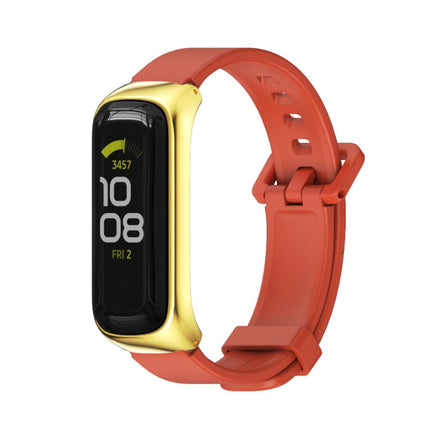 MIJOBS Metal Case Silicone Watch Band