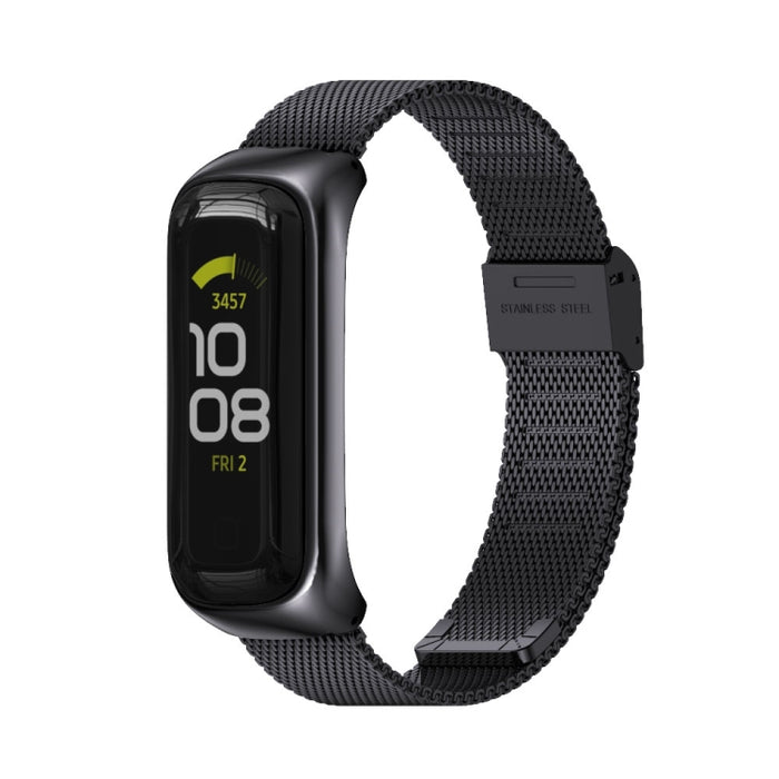MIJOBS Milan Buckle Stainless Steel Watch Band, For Samsung Galaxy Fit 2