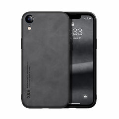 Skin Feel Magnetic Leather Back Phone Case