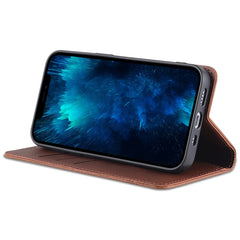 AZNS Magnetic Calf Texture Flip Leather Phone Case