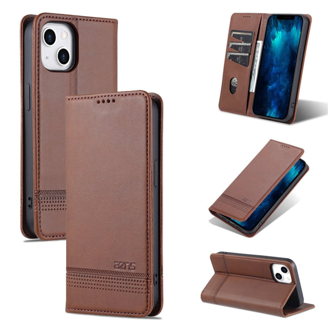 AZNS Magnetic Calf Texture Flip Leather Phone Case
