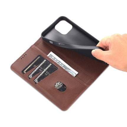 AZNS Magnetic Calf Texture Flip Leather Phone Case