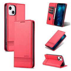 AZNS Magnetic Calf Texture Flip Leather Phone Case