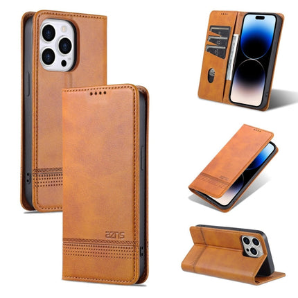 AZNS Magnetic Calf Texture Flip Leather Phone Case