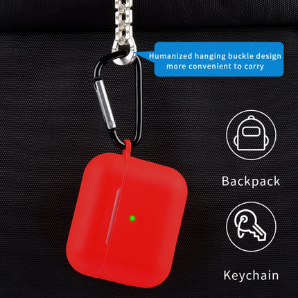 Wireless Earphone Silicone Protective Case with Carabiner, with Carabiner Midnight Blue, with Carabiner Black, with Carabiner Red, with Carabiner Lavender Grey, with Carabiner Matcha Green, with Carabiner Wine Red, with Carabiner Yellow                ...