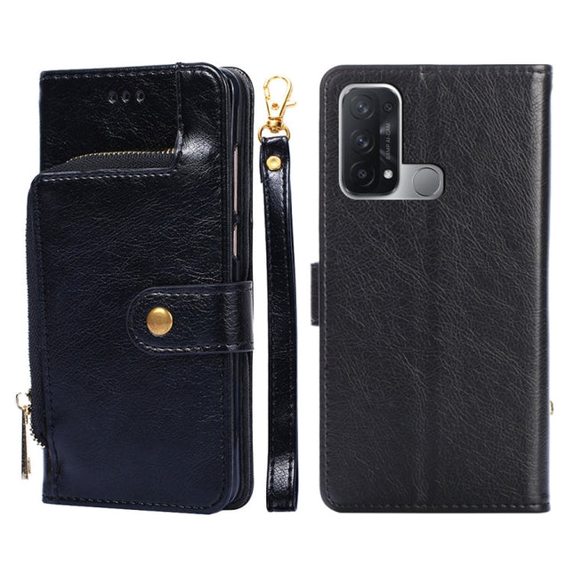 Zipper Bag PU + TPU Horizontal Flip Leather Phone Case, For OPPO Reno5 A, For OPPO Reno6 4G, For OPPO Reno8 5G, For OPPO Reno8 Pro 5G, For OPPO Reno8 Pro+ 5G, For OPPO Realme GT Master/Q3 Pro Carnival