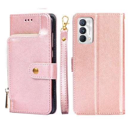 Zipper Bag PU + TPU Horizontal Flip Leather Phone Case, For OPPO Reno5 A, For OPPO Reno6 4G, For OPPO Reno8 5G, For OPPO Reno8 Pro 5G, For OPPO Reno8 Pro+ 5G, For OPPO Realme GT Master/Q3 Pro Carnival