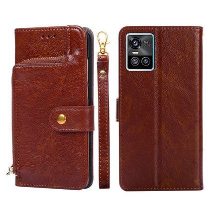 Zipper Bag PU + TPU Horizontal Flip Leather Phone Case, For vivo S10/S10 Pro, For vivo S15 5G, For vivo S15 Pro 5G, For vivo S15e 5G/T1 Snapdragon 778G, For vivo X60 Pro Global Version/X60 Curved Screen, For vivo X70