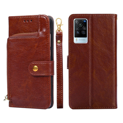 Zipper Bag PU + TPU Horizontal Flip Leather Phone Case, For vivo S10/S10 Pro, For vivo S15 5G, For vivo S15 Pro 5G, For vivo S15e 5G/T1 Snapdragon 778G, For vivo X60 Pro Global Version/X60 Curved Screen, For vivo X70