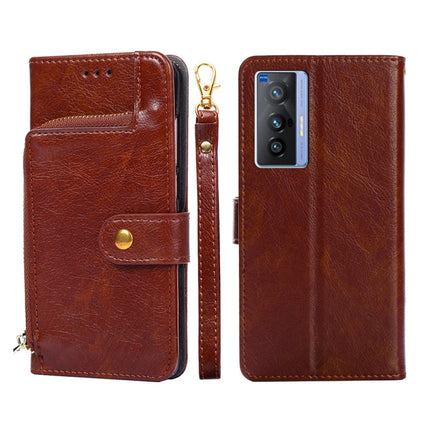 Zipper Bag PU + TPU Horizontal Flip Leather Phone Case, For vivo S10/S10 Pro, For vivo S15 5G, For vivo S15 Pro 5G, For vivo S15e 5G/T1 Snapdragon 778G, For vivo X60 Pro Global Version/X60 Curved Screen, For vivo X70