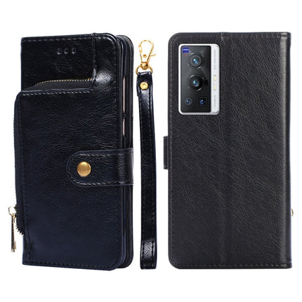 Zipper Bag PU + TPU Horizontal Flip Leather Phone Case, For vivo X70 Pro, For vivo X70 Pro+, For vivo Y15s Global Version, For vivo Y21/Y21s/Y33s