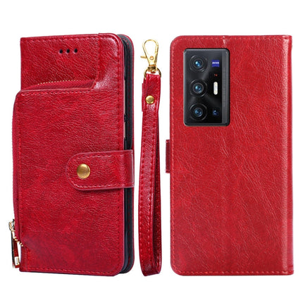 Zipper Bag PU + TPU Horizontal Flip Leather Phone Case, For vivo X70 Pro, For vivo X70 Pro+, For vivo Y15s Global Version, For vivo Y21/Y21s/Y33s